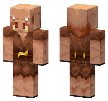 HD Piglin Minecraft Bedrock skin