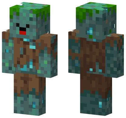 He Drowned Minecraft Bedrock skin
