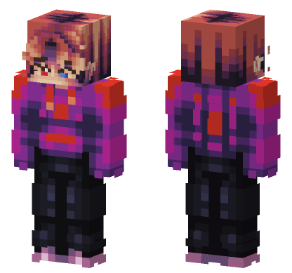 Head First Part 2 Minecraft Bedrock skin