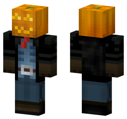 Headless Horseman With Pumpkin Minecraft Bedrock skin