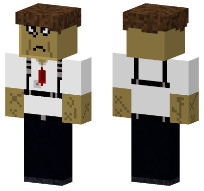Heart Broken Shedletsky Minecraft Bedrock skin
