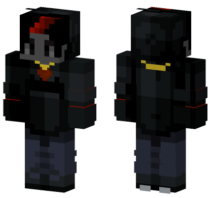 Heartless Remains Minecraft Bedrock skin