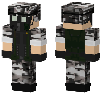 Hecu Grunt Camo Skin Minecraft Bedrock skin