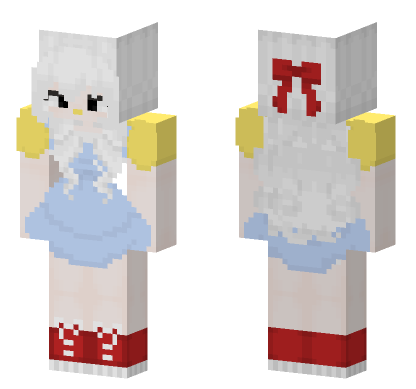 Hello Kitty Anime Ver 2 Minecraft Bedrock skin