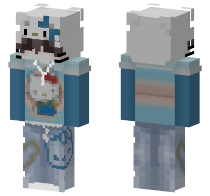 Hello Kitty Boy Minecraft Bedrock skin
