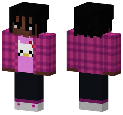 Hello Kitty Dreadhead Minecraft Bedrock skin