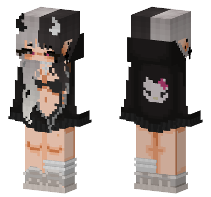 Hello Kitty Elf Minecraft Bedrock skin