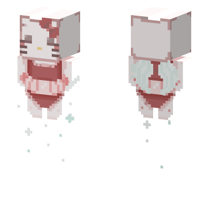 Hello Kitty Fairy Original Minecraft Bedrock skin