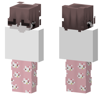 Hello Kitty Match Minecraft Bedrock skin