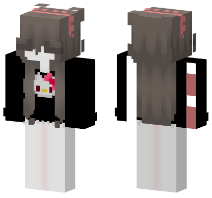 Hello Kitty Outfit Minecraft Bedrock skin