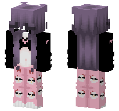 Hello Kitty Outfit Minecraft Bedrock skin