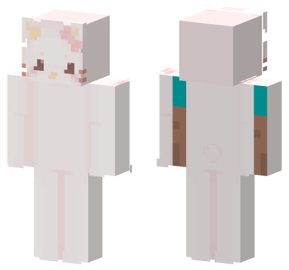 Hello Kitty Pink Outfit Minecraft Bedrock skin