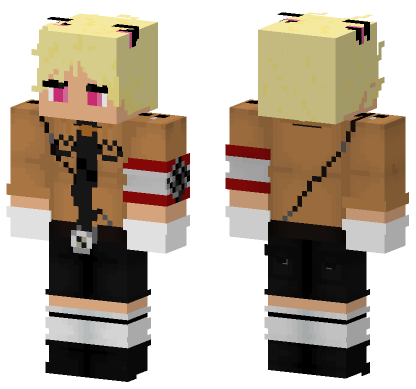 Hellsing Alucard Minecraft Bedrock skin