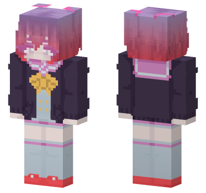 Hibiki Otonokoji Minecraft Bedrock skin