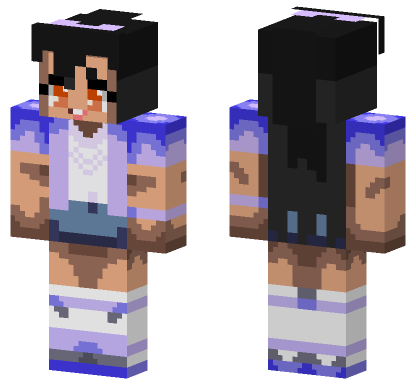 High Quality Aphmau Gacha Style Minecraft Bedrock skin