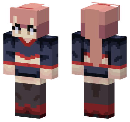High Quality Yuji Girl Minecraft Bedrock skin