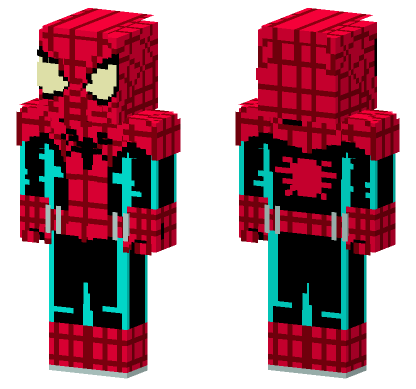 High School Era Spider-Man Minecraft Bedrock skin