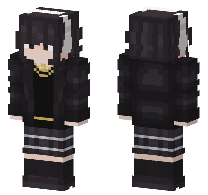 Hijiri Sanagi From Parasite In Love Minecraft Bedrock skin