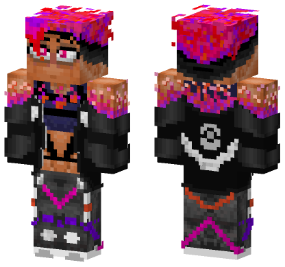 Hisuian Typhlosion Trainer Minecraft Bedrock skin