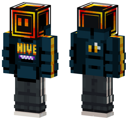 Hive Hoodie Boy Minecraft Bedrock skin