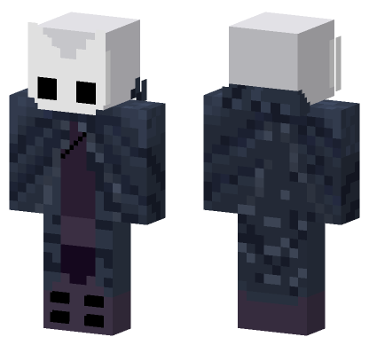 Hollow Knight Knight Humanized Minecraft Bedrock skin