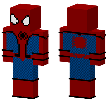 Homecoming Spider-Man Minecraft Bedrock skin