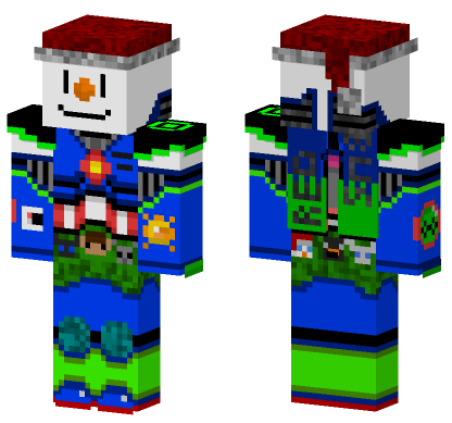 Honey 5601141 Snowman Minecraft Bedrock skin