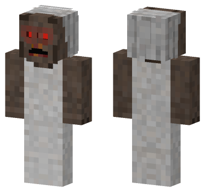 Horror Granny Skin 3 Minecraft Bedrock skin
