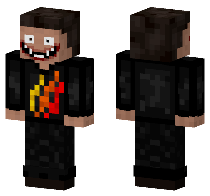 Horror Preston Creepypasta Minecraft Bedrock skin