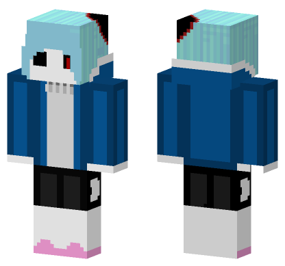 Horror Sans Skin Minecraft Bedrock skin