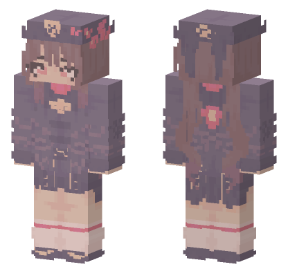 Hu Tao 5295366 Minecraft Bedrock skin