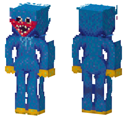Huggy Wuggy Fixed Minecraft Bedrock skin