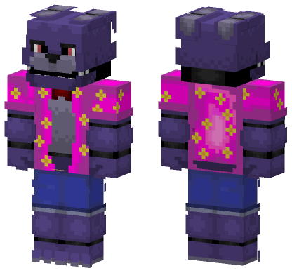 Hugo Bonnie Banhista Minecraft Bedrock skin