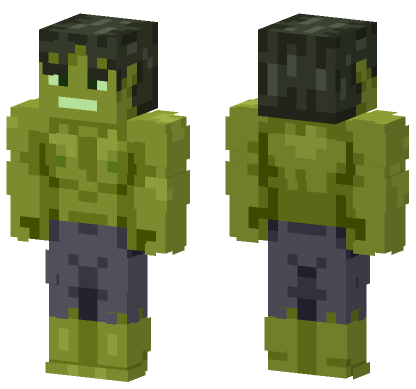 Hulk Minecraft Bedrock skin