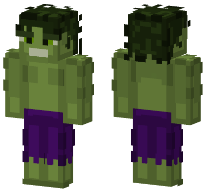 Hulk Minecraft Bedrock skin