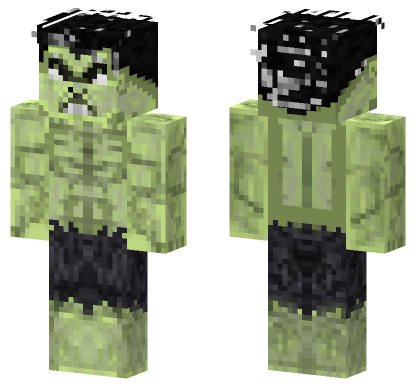 Hulk Minecraft Skin Minecraft Bedrock skin