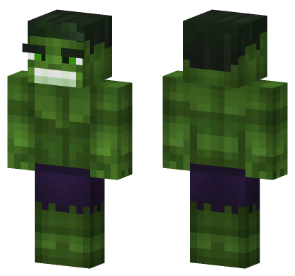 Hulk Skin Minecraft Bedrock skin