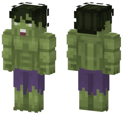 Hulk Skin Minecraft Bedrock skin