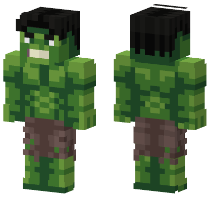Hulk Skin Minecraft Bedrock skin