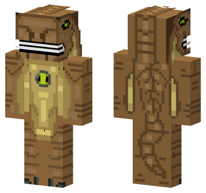 Humungousaur Alien Force Minecraft Bedrock skin