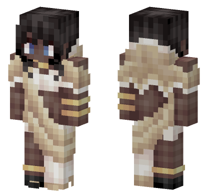 Husk Girl Minecraft Bedrock skin