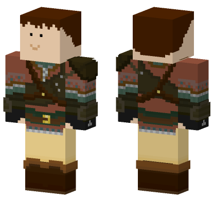 Hylian Tunic Skin Minecraft Bedrock skin