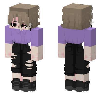 I Died In February Minecraft Bedrock skin