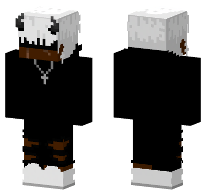 I Tried White Hair Minecraft Bedrock skin
