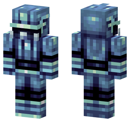 Ice Knight Minecraft Bedrock skin