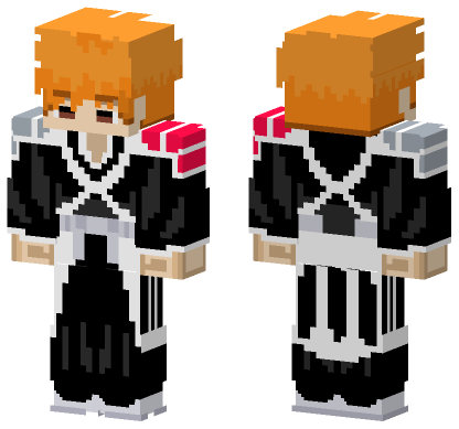Ichigo Bankai Skin Minecraft Bedrock skin