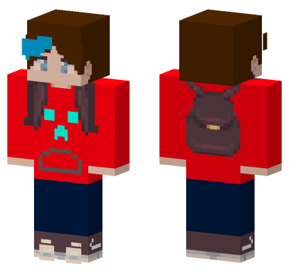 Icy Speedy Kid Minecraft Bedrock skin