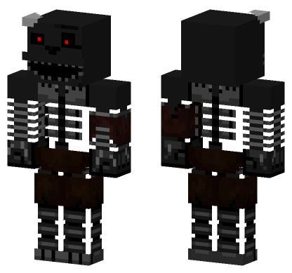 Ignite Endoskeleton Foxy Minecraft Bedrock skin