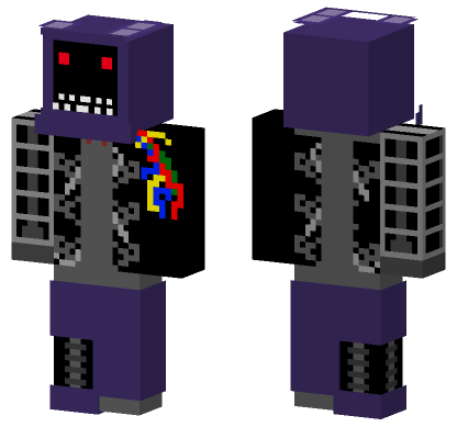 Ignited Bonnie Minecraft Bedrock skin