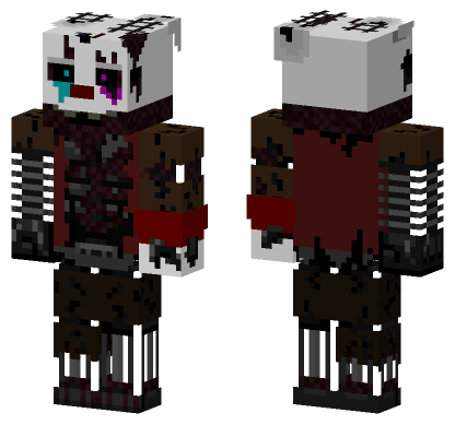 Ignited Clown Springtrap Minecraft Bedrock skin